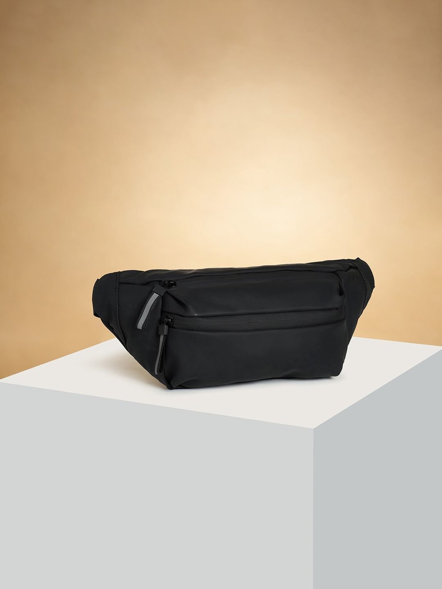 Ajile by Pantaloons Black Solid Sling Handbag