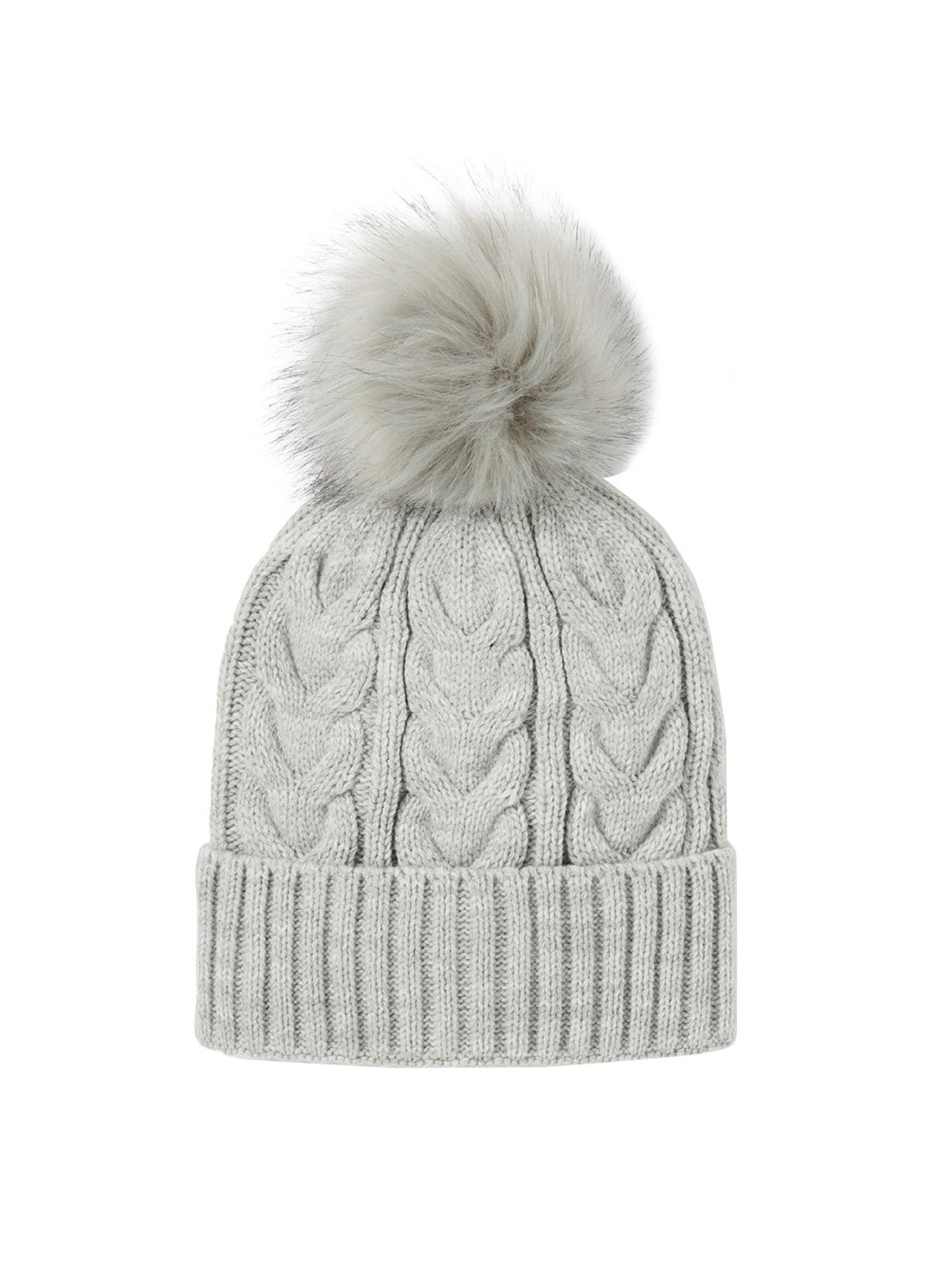 Forever New Grey Textured Beanies