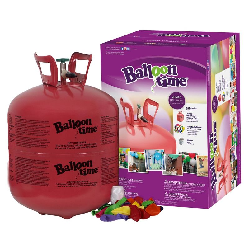 14.9 cu ft Jumbo Helium Balloon Tank