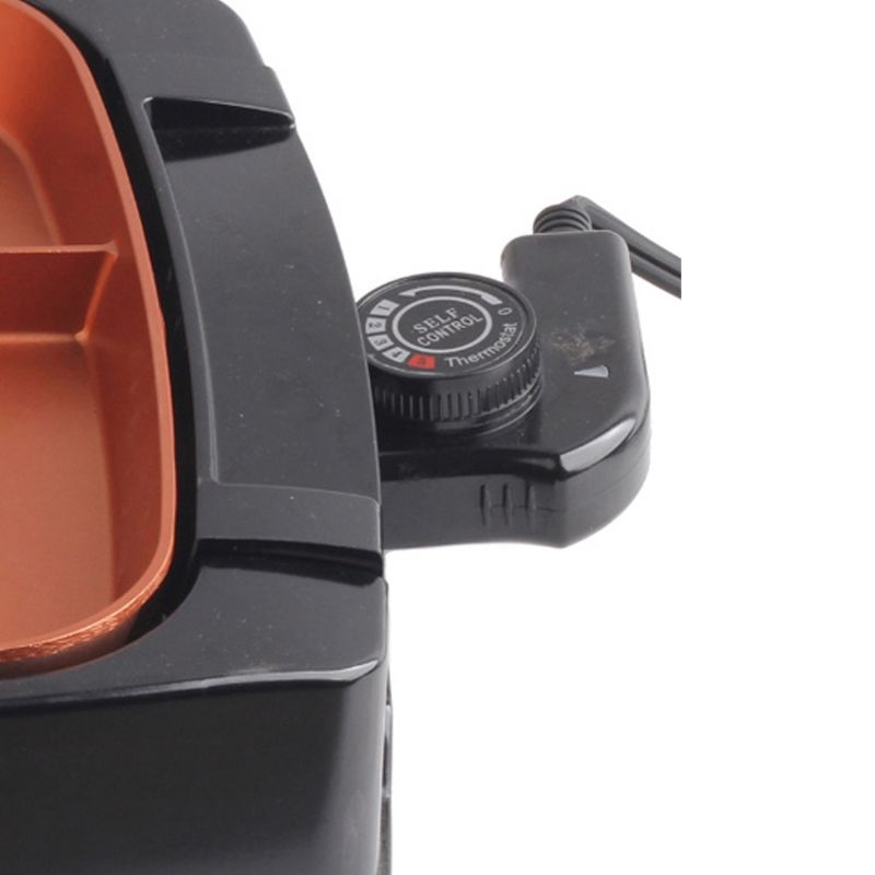 Brentwood Multi-Portion Electric Indoor Grill with Non-Stick Copper Coating