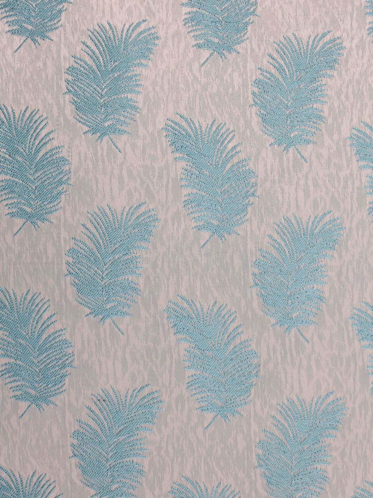 Ariana Feather Sky Blue Polyester 5ft Window Eyelet Curtain