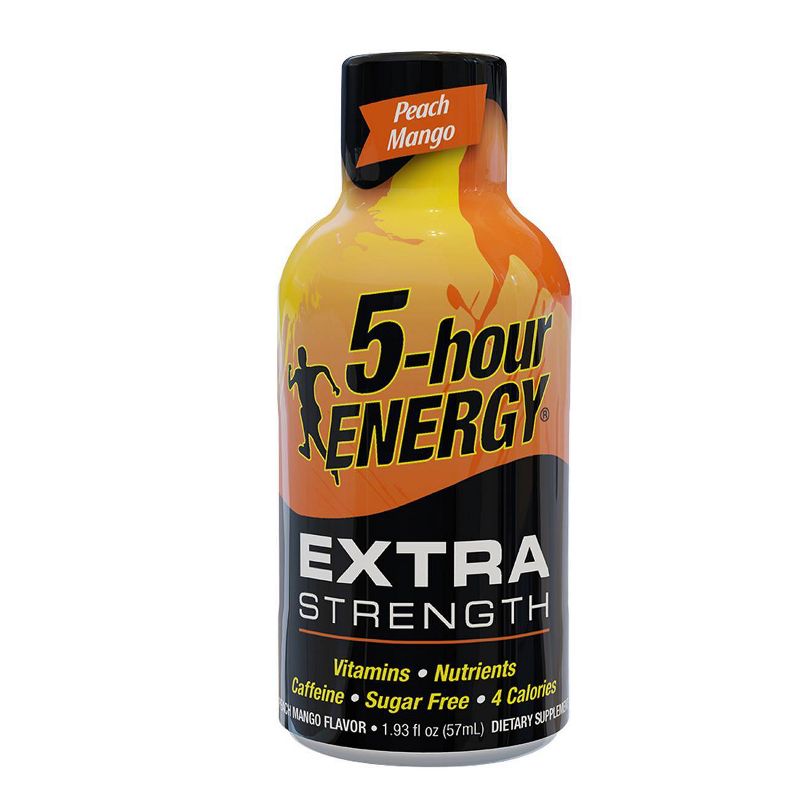 5 Hour Energy Extra Strength Shot - Peach Mango - 6pk