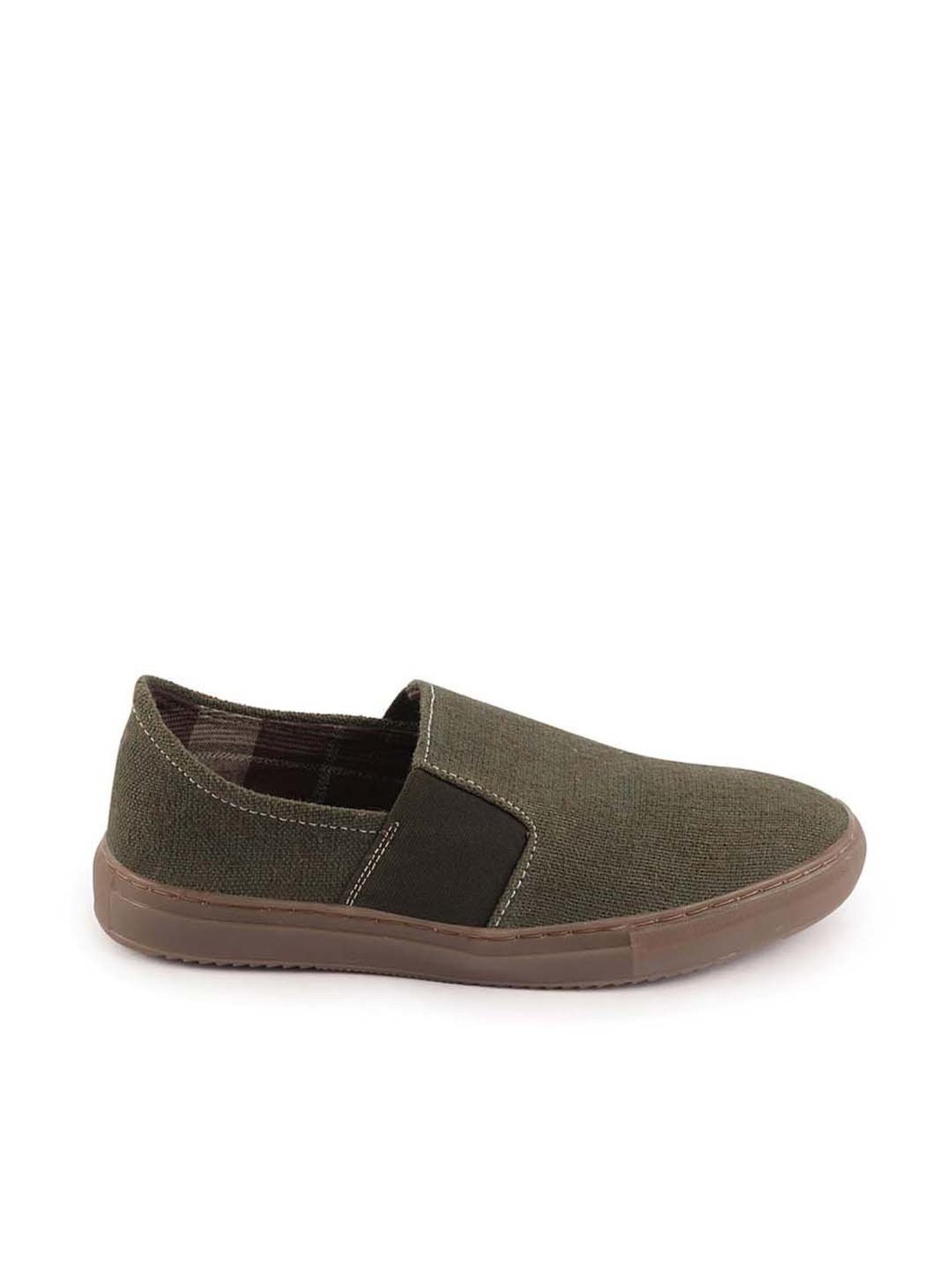Fausto Men's Olive Casual Loafers