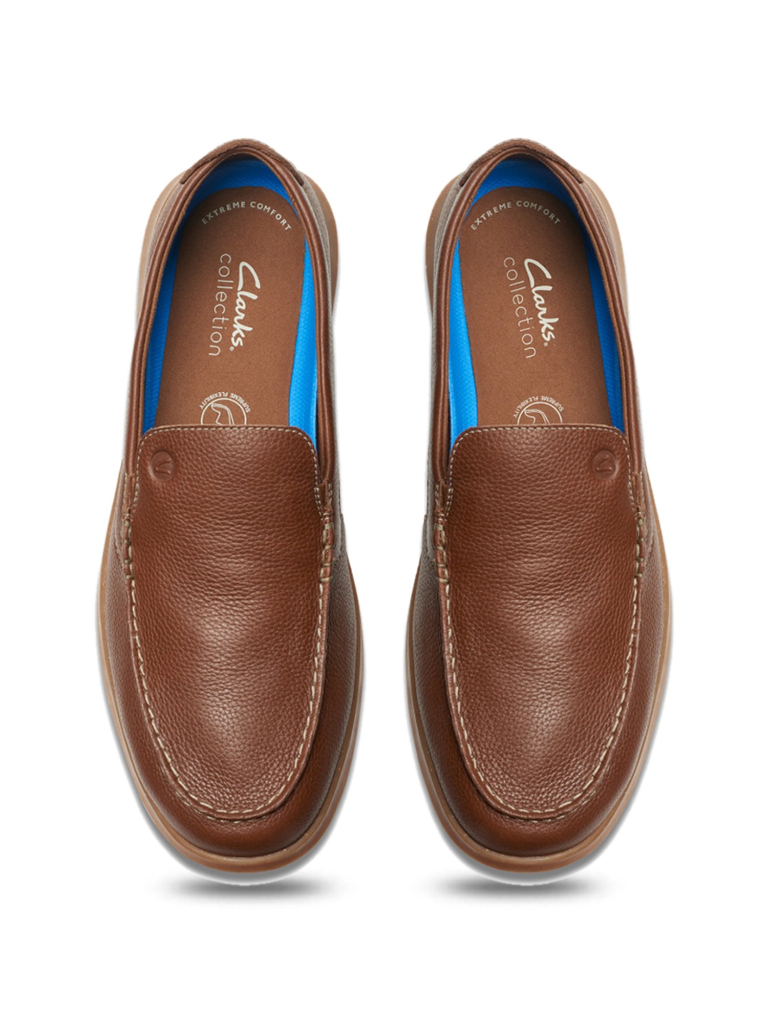 Clarks Men's Flexway Step Brown Loafers