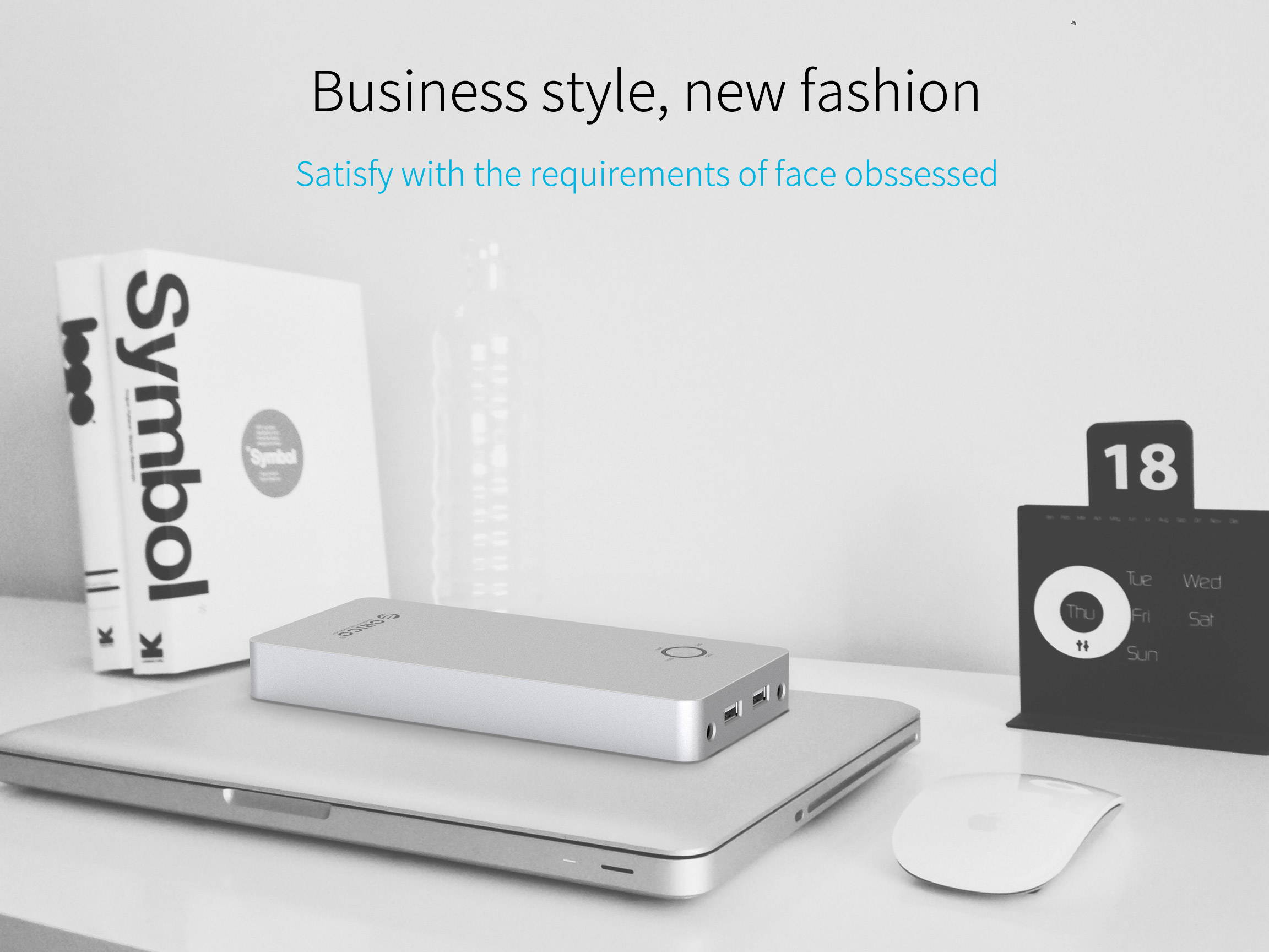 ORICO 18000mAh High Capacity Power Bank with 3 Ports USB3.0  DC Output 12/16/19V  for Laptop, iPhone, iPad,Tablet Samsung Mobile Phone Pack