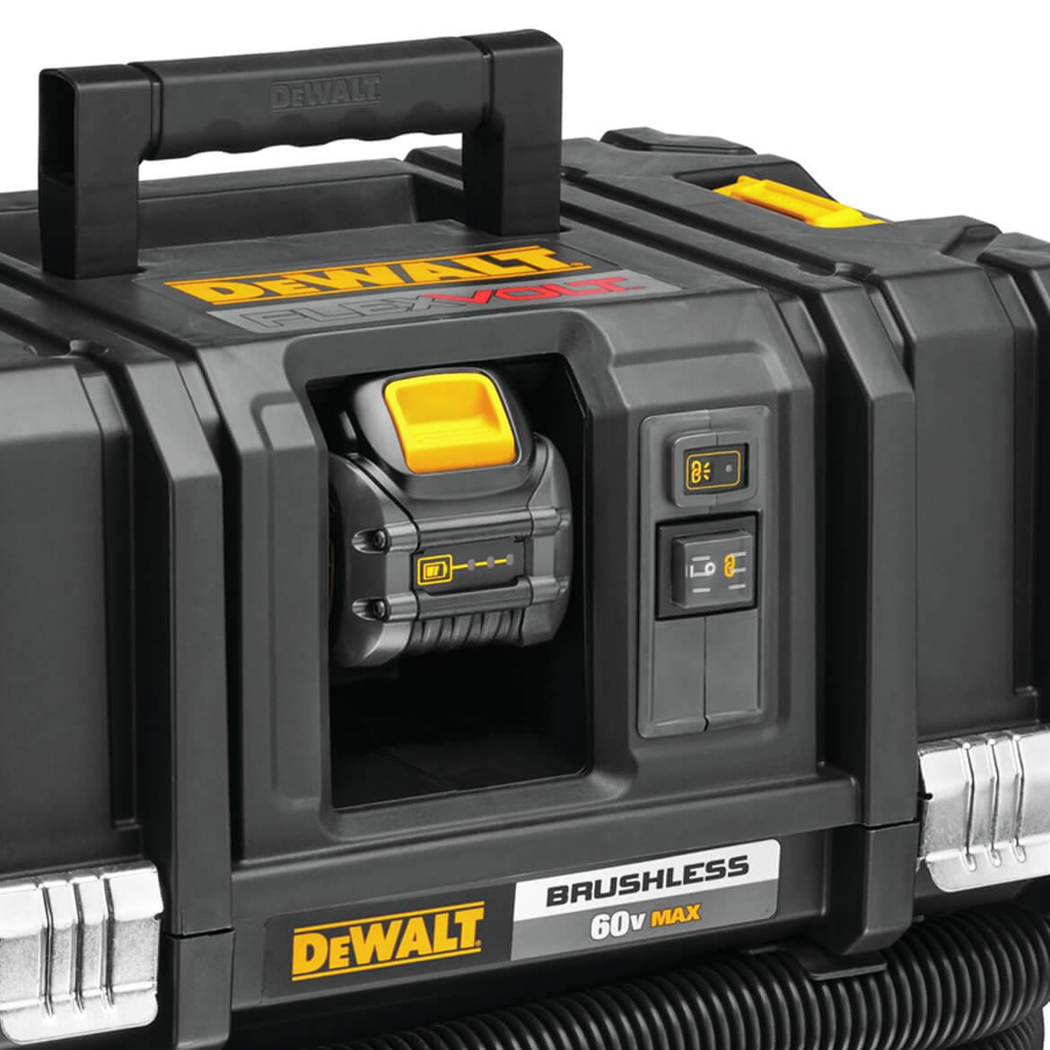 DeWALT DCV585T2 60-Volt 2-Gallon 125-Cfm T-Stak Cordless Dust Extractor Kit