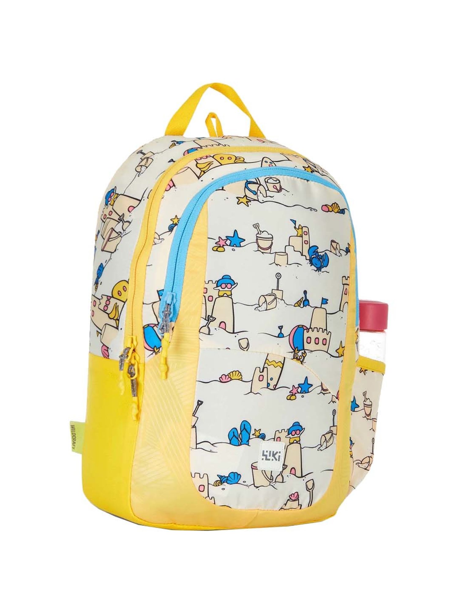 Wiki 15 Ltrs Yellow Medium Backpack