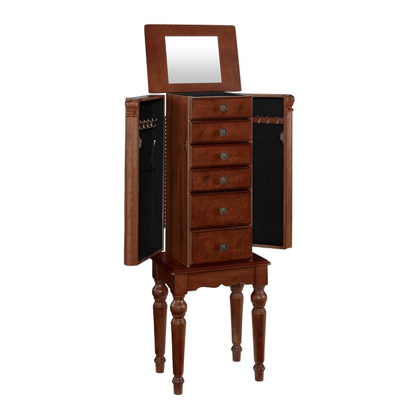 Wylie Jewelry Armoire Cherry Red - Powell Company
