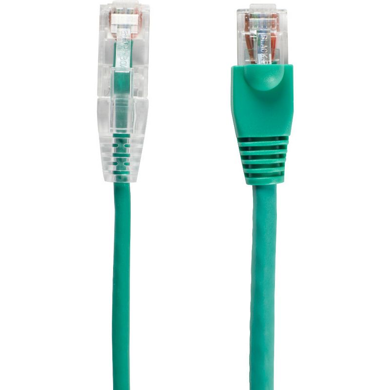 Black Box Slim-Net Cat.6a Patch UTP Network Cable - 10 ft Category 6a Network Cable for Patch Panel, Network Device