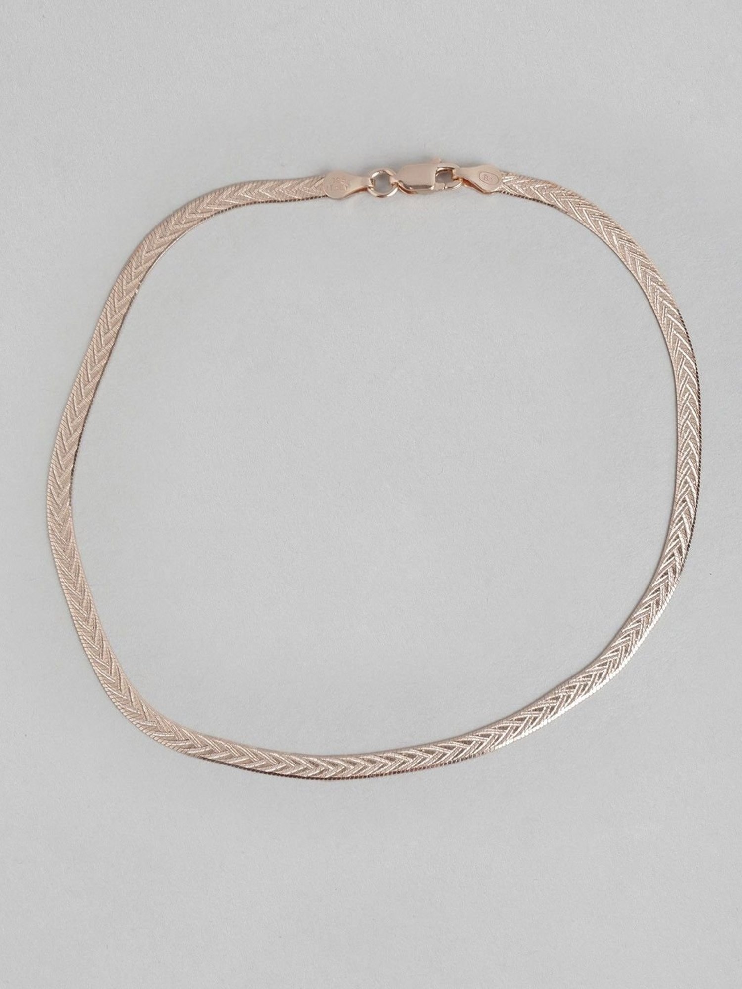 Zavya 92.5 Sterling Silver Anklet for Women