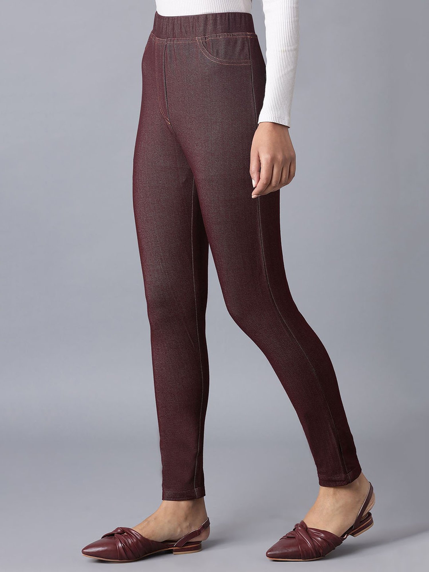 Elleven Wine Jeggings