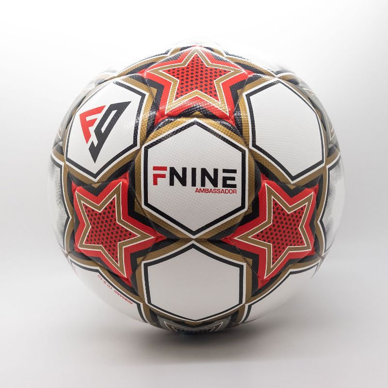 Open Goaaal FNINE Ambassador Professional Grade Water Resistant Soccer Ball for Indoor or Outdoor Backyard or Regulation Sports Game Play, Size 5