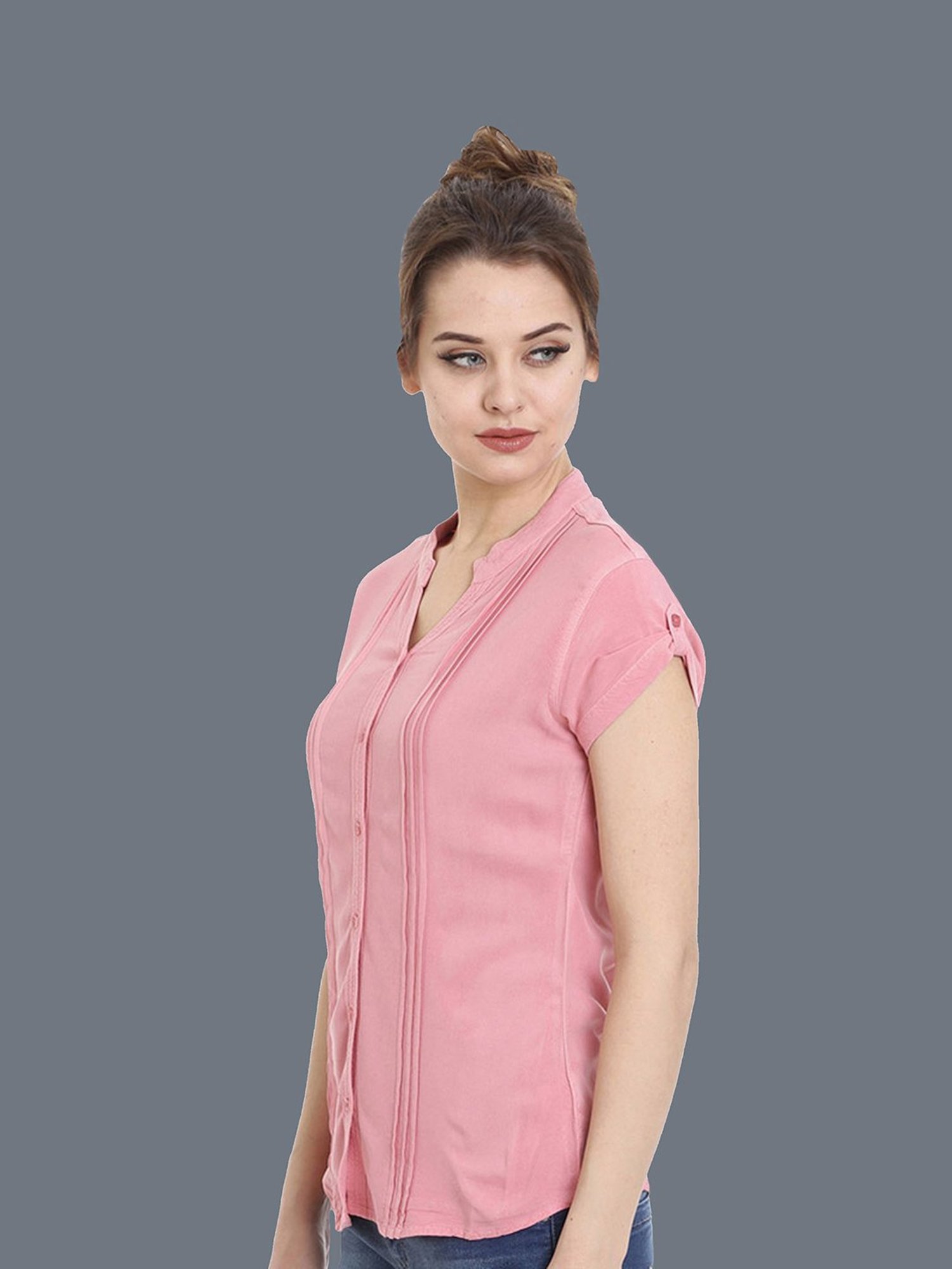 Identiti Pink Regular Fit Shirt