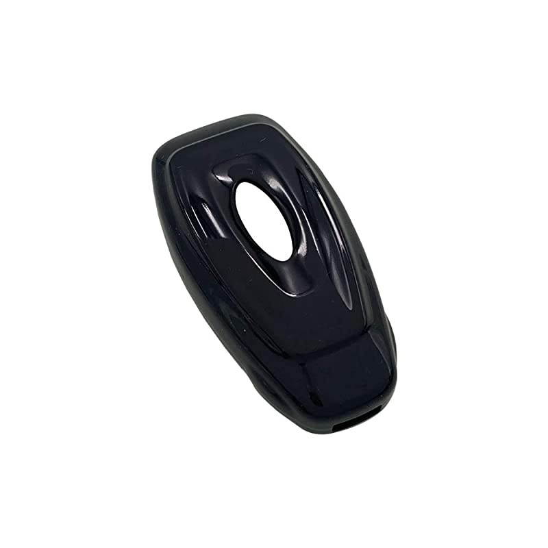 Autotech TPU Shell Case Keyless Entry Car Remote Key Fob Cover fit for Ford Focus 3 Escape Fiesta ST Titanium Mondeo Ecosport Kuga MK3 3 Buttons 1 PCS Black