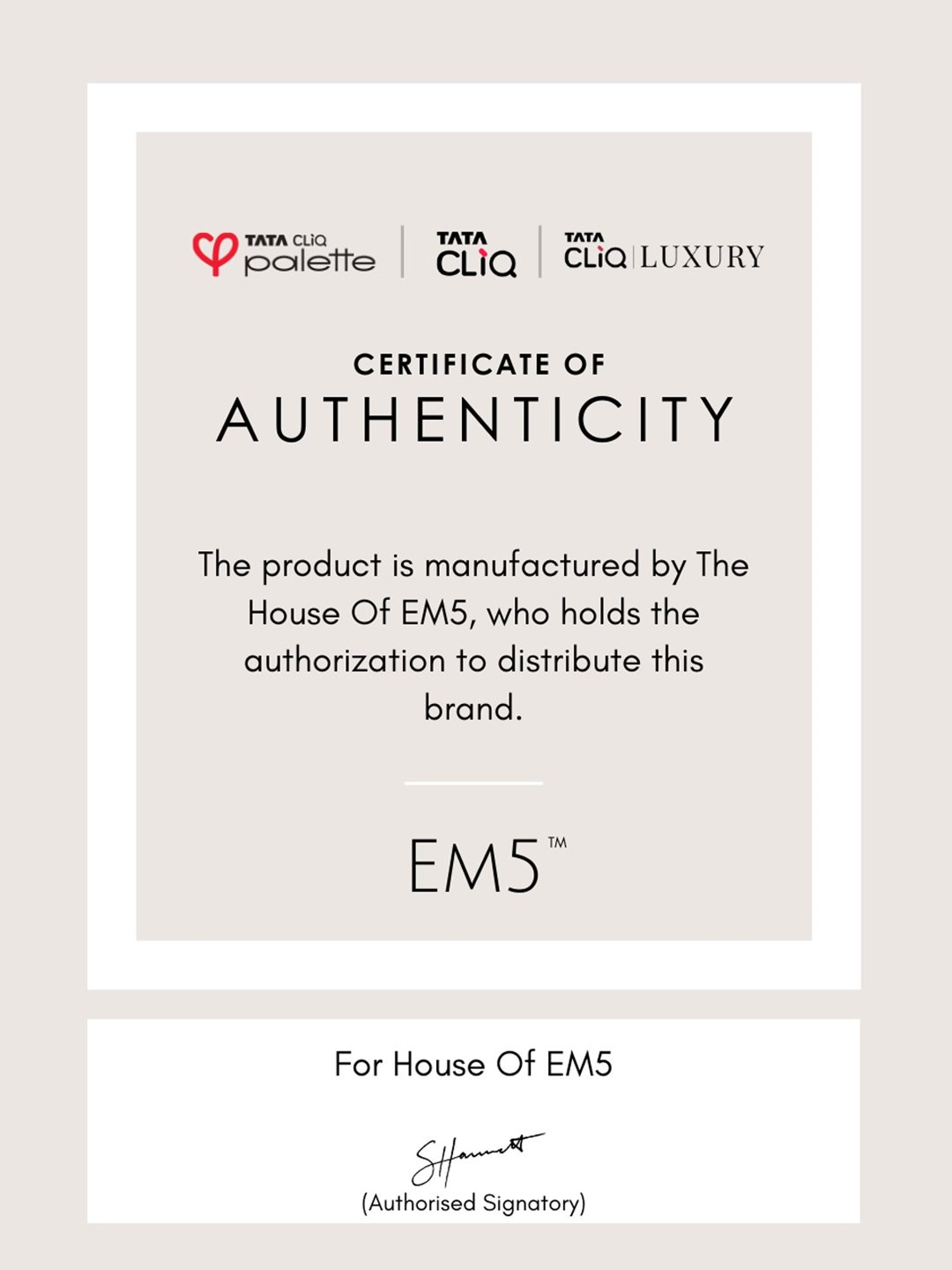 EM5 La Vanilla Eau de Parfum for Women - 50 ml