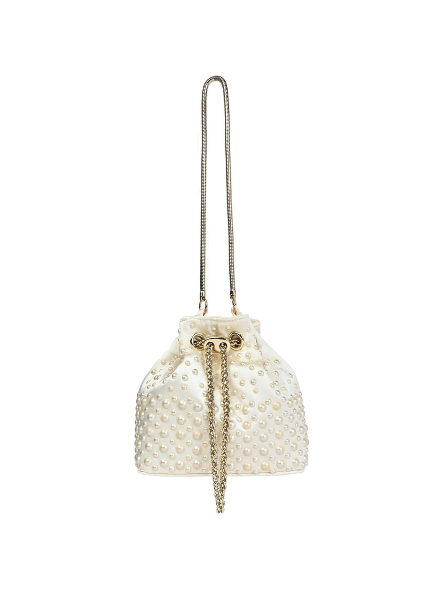 Aldo PEARLILY112029 White Synthetic Textured Potli