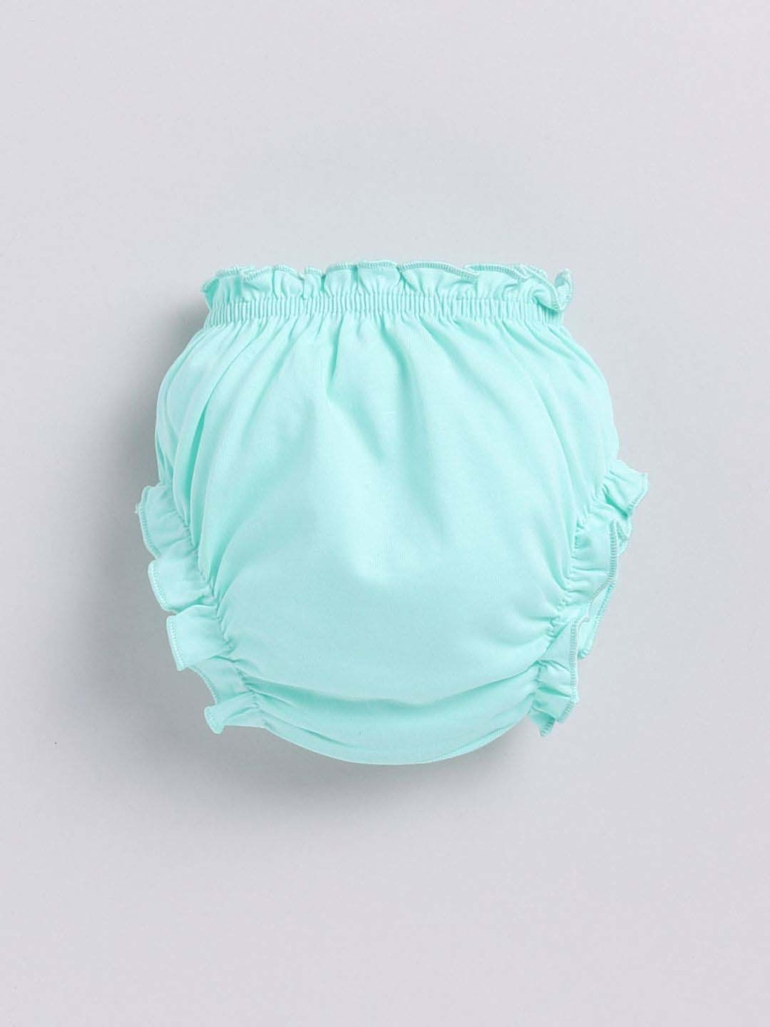 ANNIE Girls Green Cotton Printed Top & Short sets