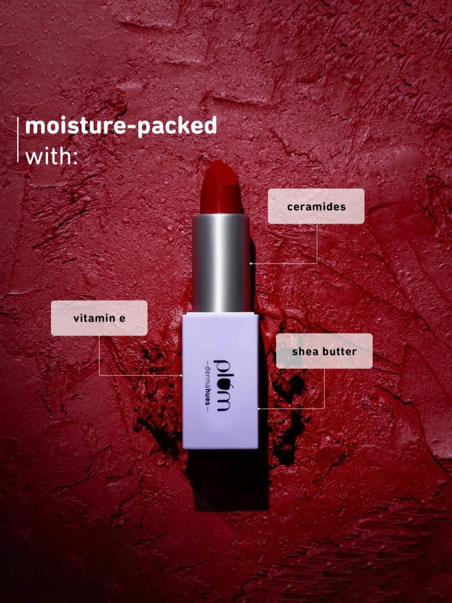 Plum Velvet Haze Matte Lipstick 05 Cheeky Cherry - 4.2 gm