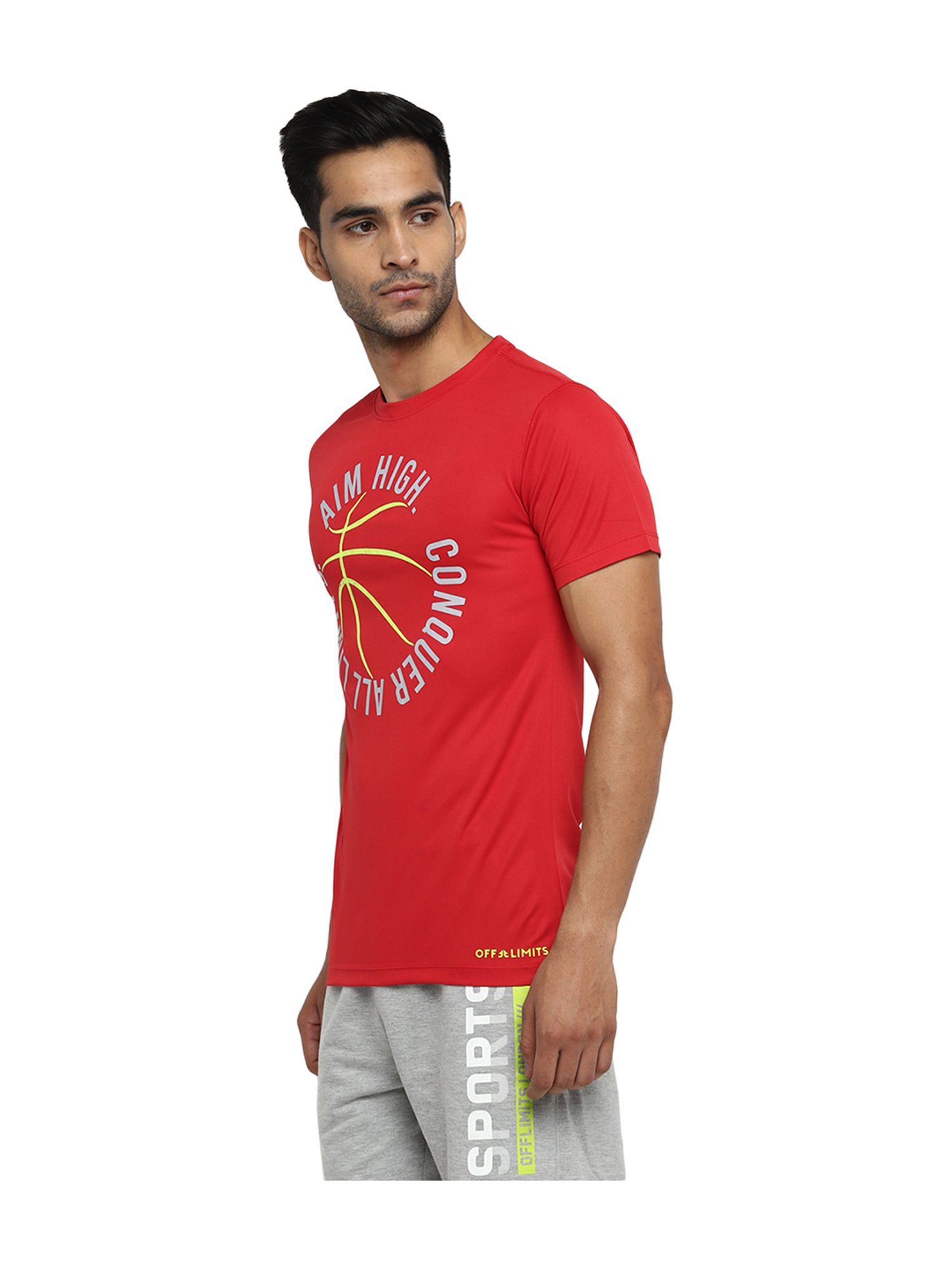 OFF LIMITS Red Regular Fit Short Sleeves T-Shirt
