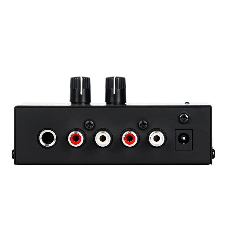 PP500 Ultracompact Preamplifier Phono Preamp with Level Volume Controls RCA Input Output 14 TRS Output Interfaces