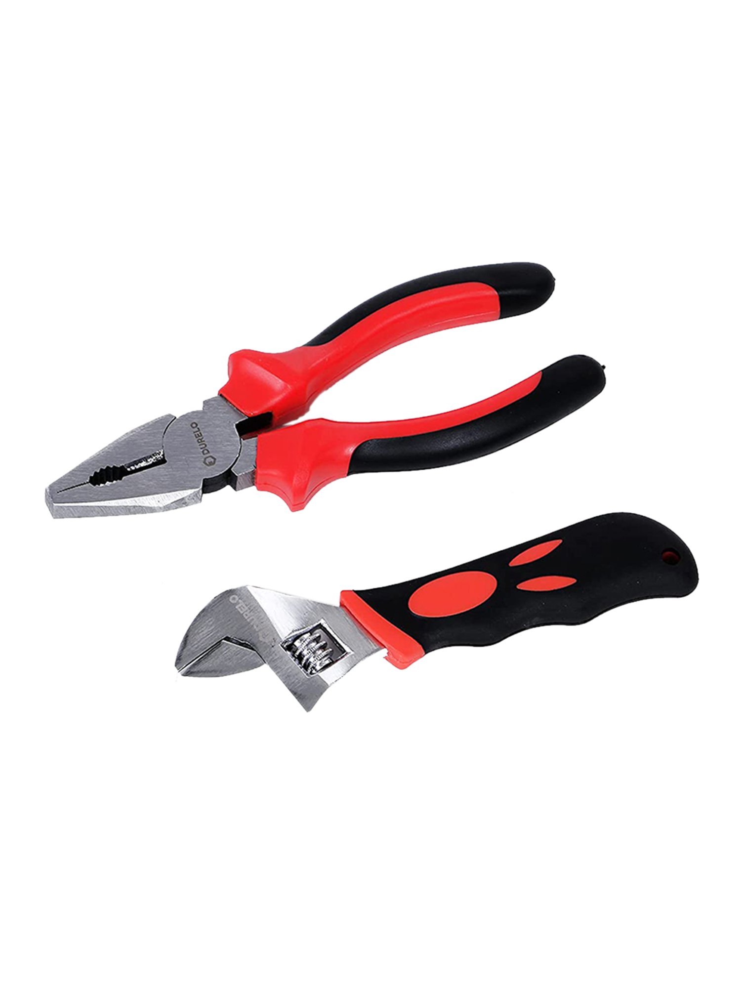 DURELO HTK-15 Hand Tool Kit 15-Pieces (Red)