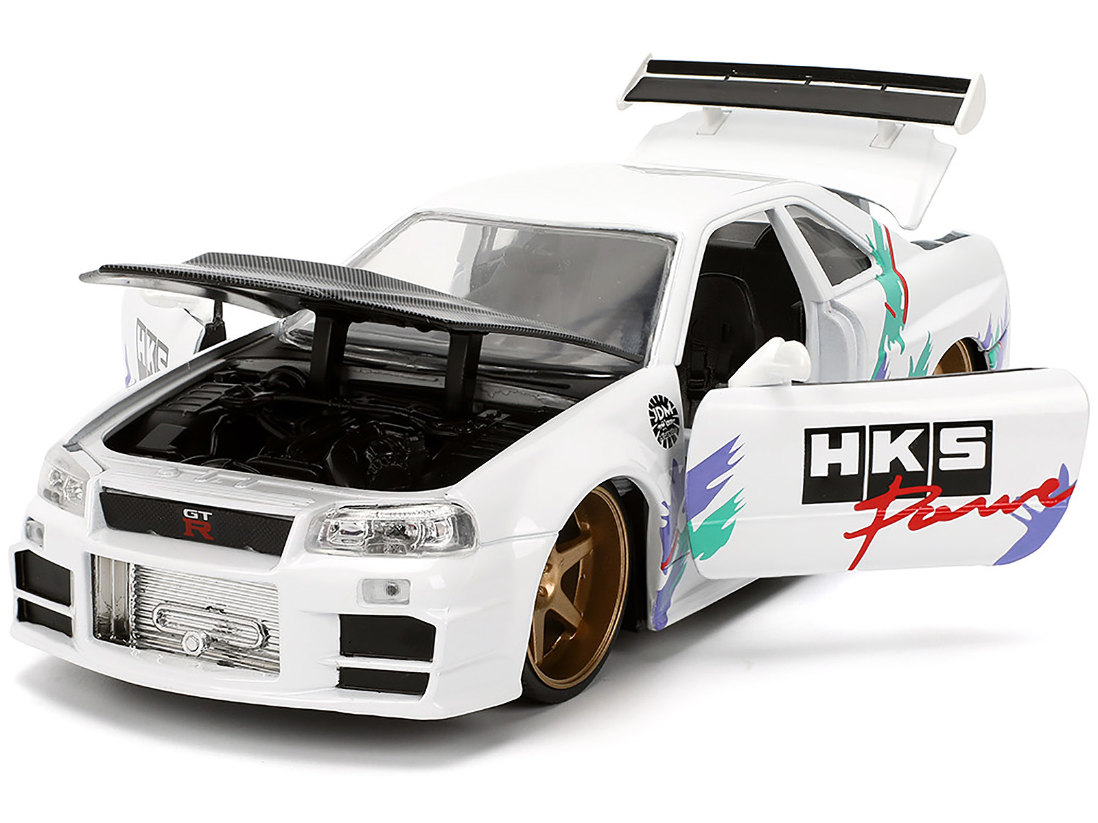 Nissan LB-Silhouette WORKS GT 35GT-RR Ver.2 RHD (Right Hand Drive) #23 Tetsuya Hibino "LB Racing - Formula Drift" (2022) 1/18 Model Car by Top Speed