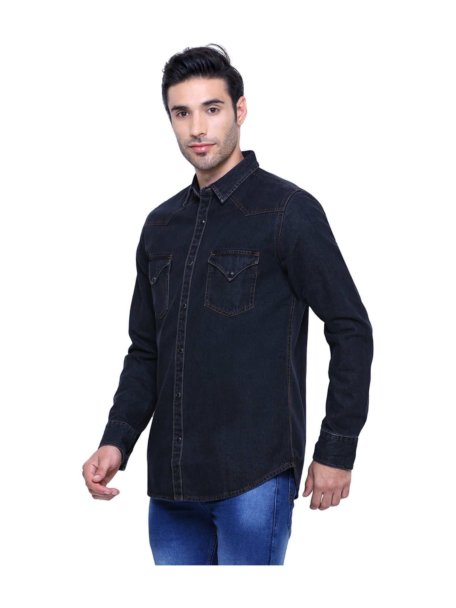 Southbay Dark Blue Slim Fit Shirt