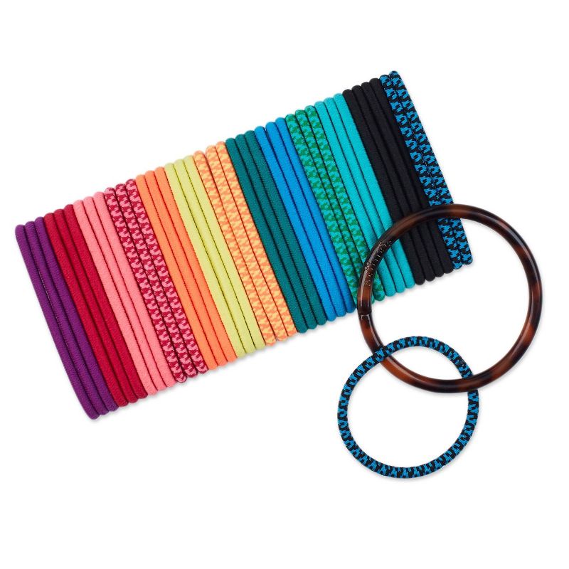 scunci Bright Elastics with Holder - 40ct