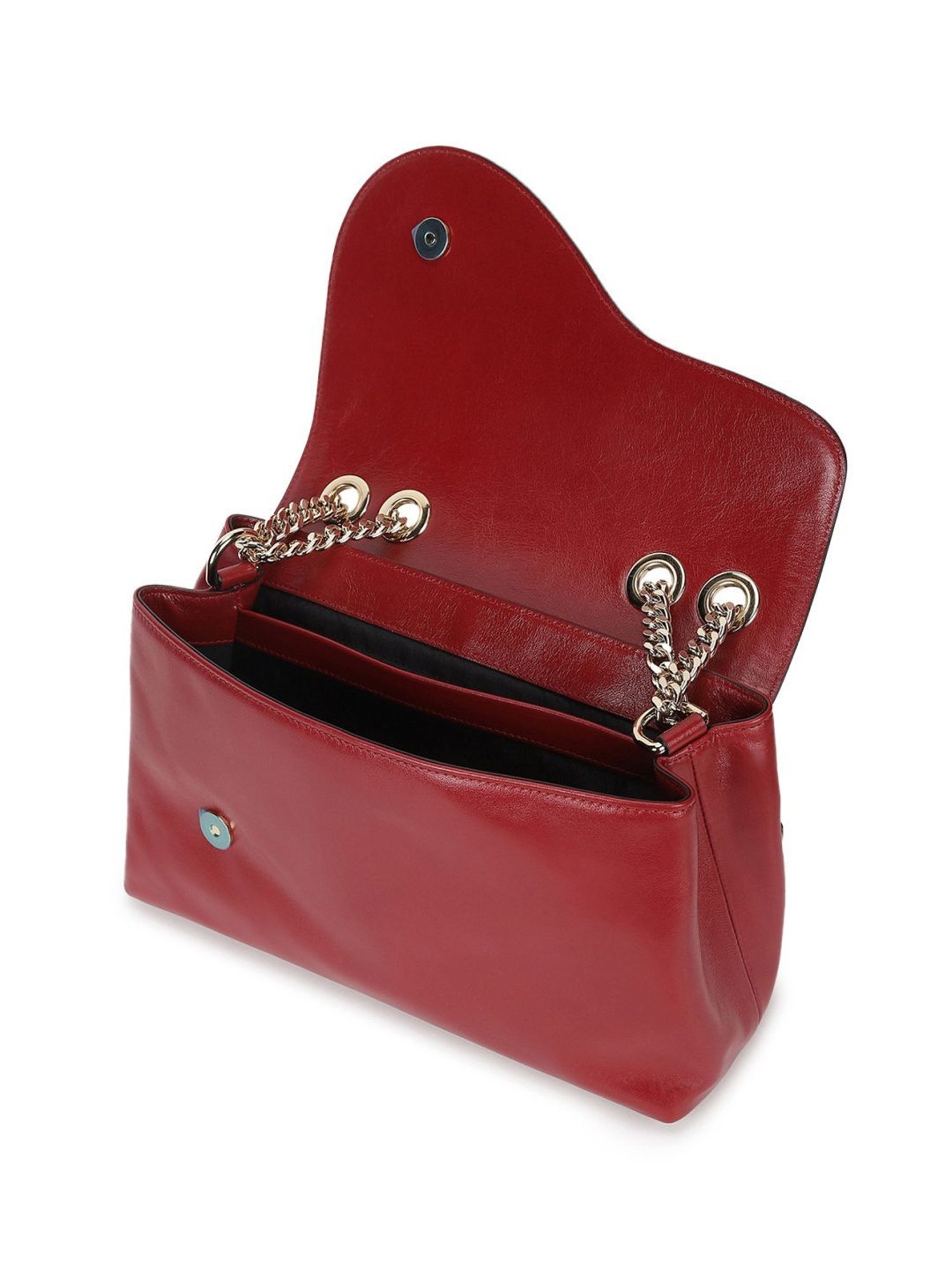 Pollini Red DAYTONA Large Shoulder Bag