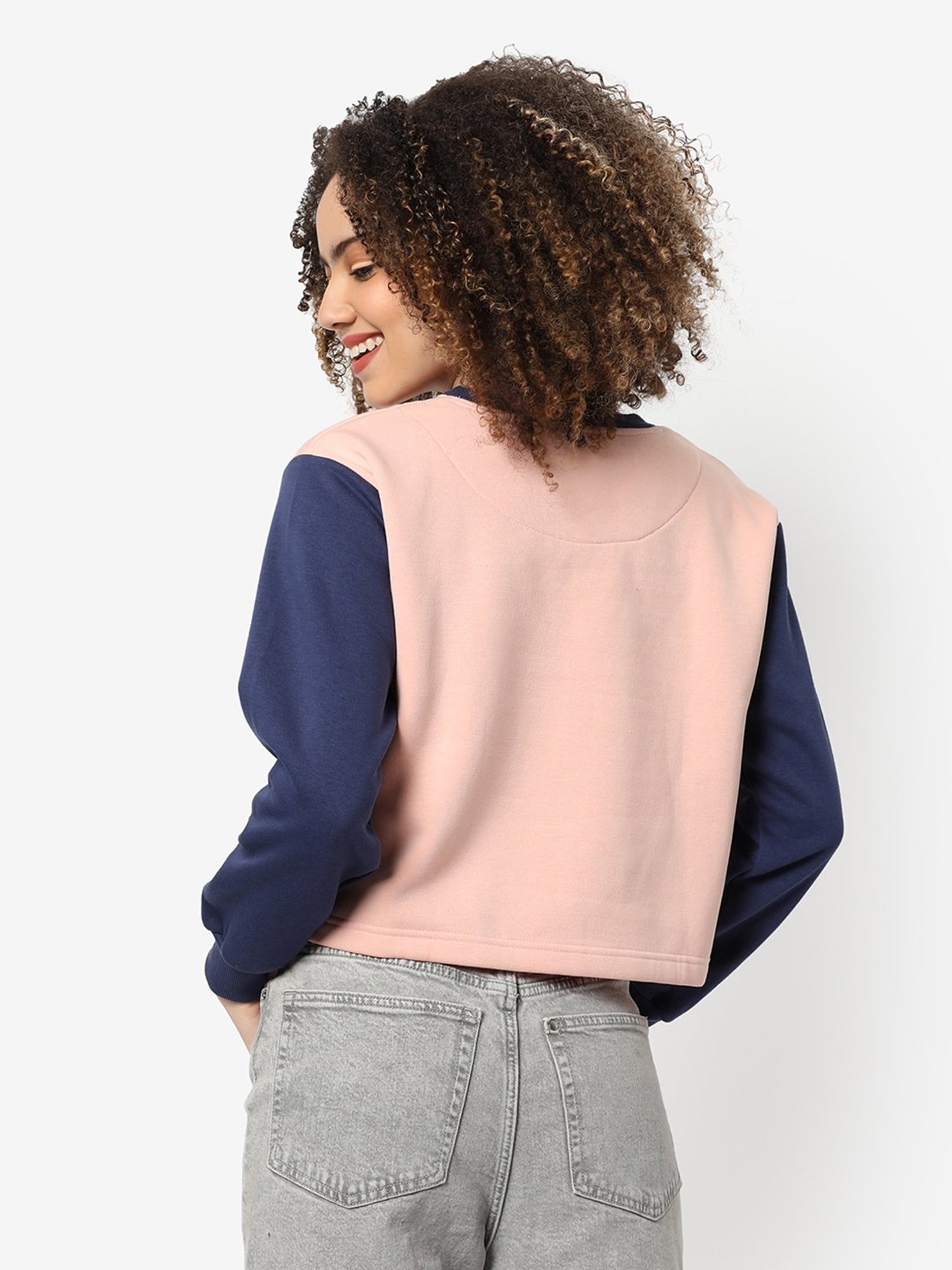 Campus Sutra Pink Cotton Graphic Print T-Shirt