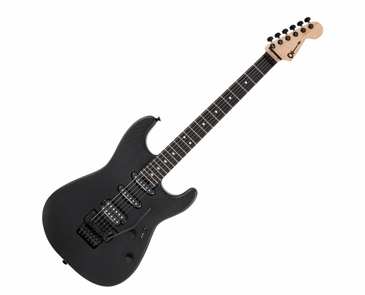 Charvel Pro-Mod San Dimas Style 1 HSS FR E Sassafras Ebony FB Satin Black