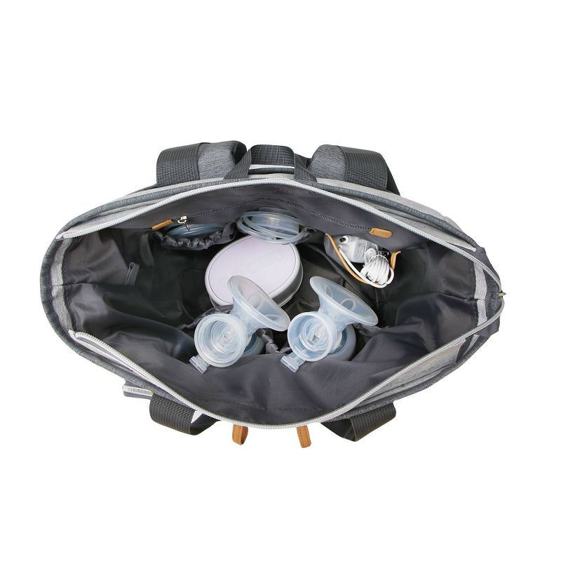 Bananafish Breast Pump Backpack - Gray