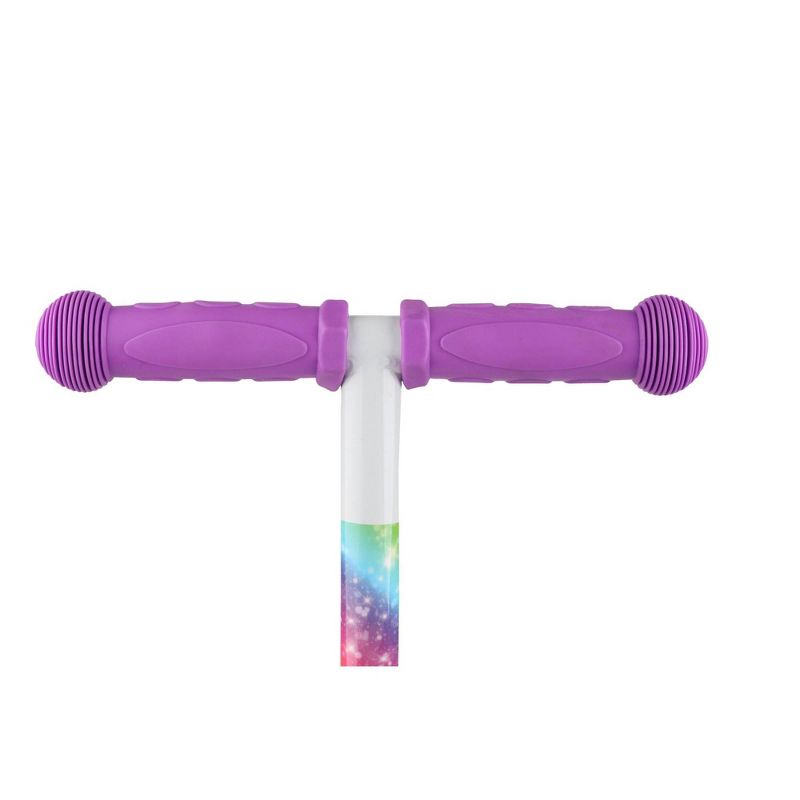 Sakar Unicorn 3D 3 Wheel Scooter - White/Pink/Purple