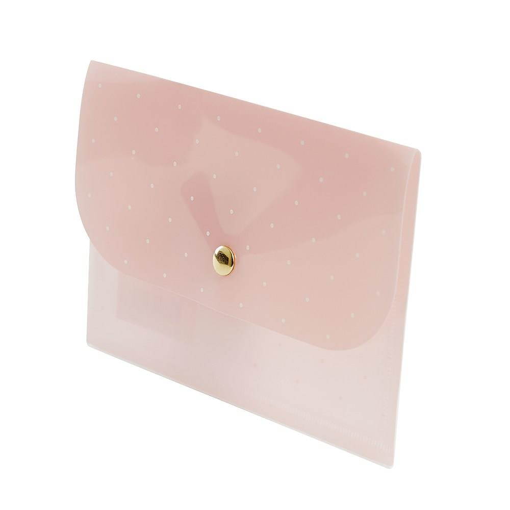 Staples Plastic Envelope with Gold Snap Closure Coupon Size 7.5" x 5" 51795