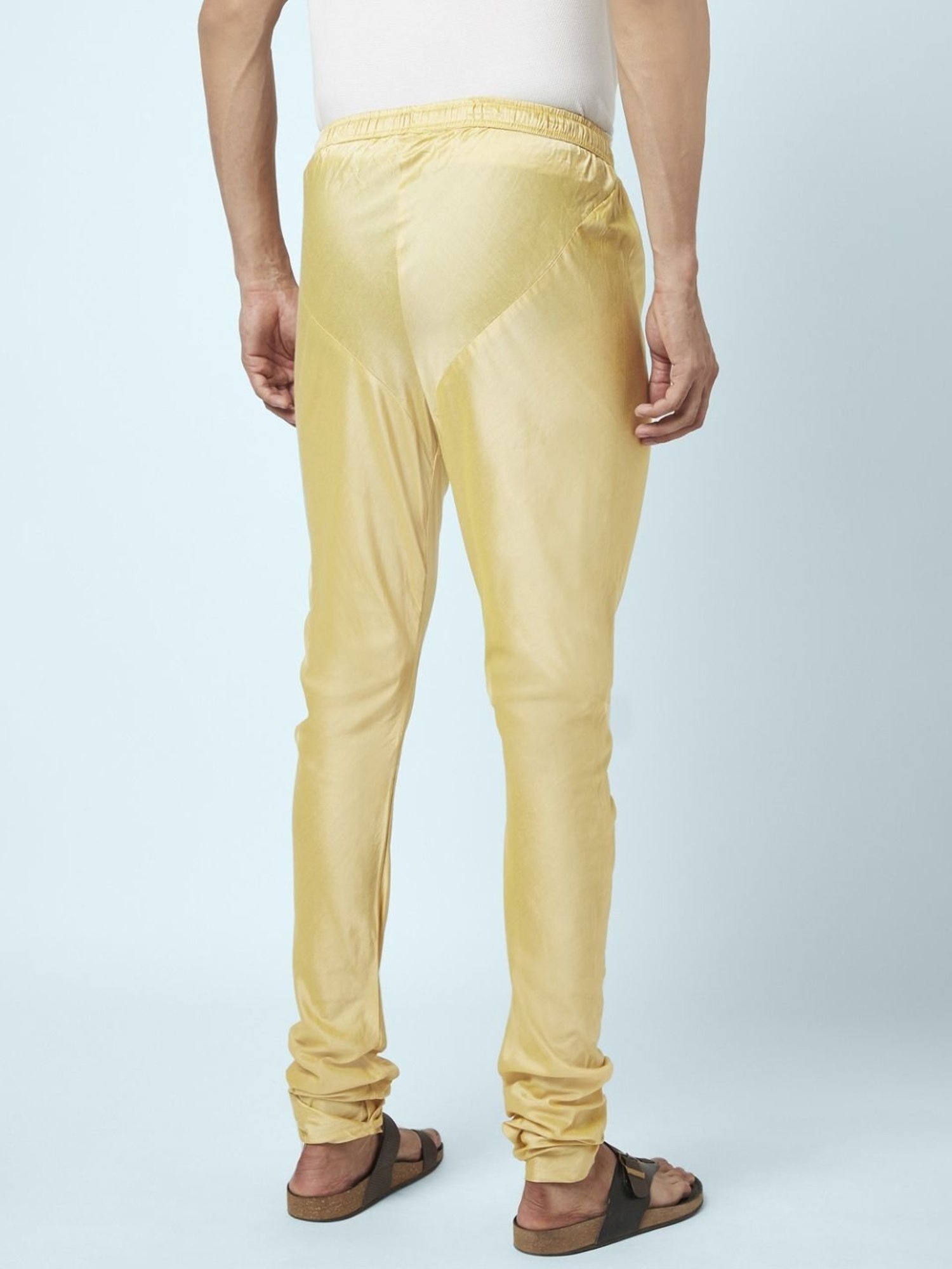 Indus Route by Pantaloons Gold Regular Fit Churidars