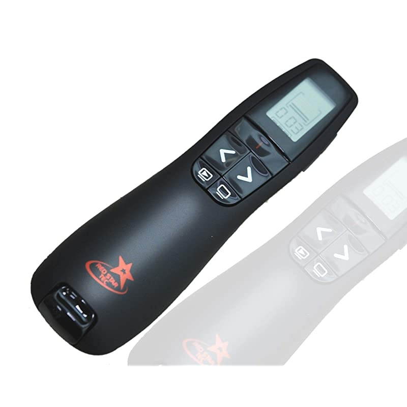 Wireless Powerpoint and Keynote Presentation Remote Clicker with TimerPR821