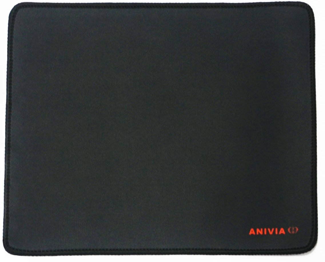 ANIVIA G30 PC Professional Gaming Mouse Pad/Mat with Stitched Edges 3mm Thick Non-Slip Waterproof Rubber Base for Mouse (Black) Size:11.81"x9.84"x0.12"