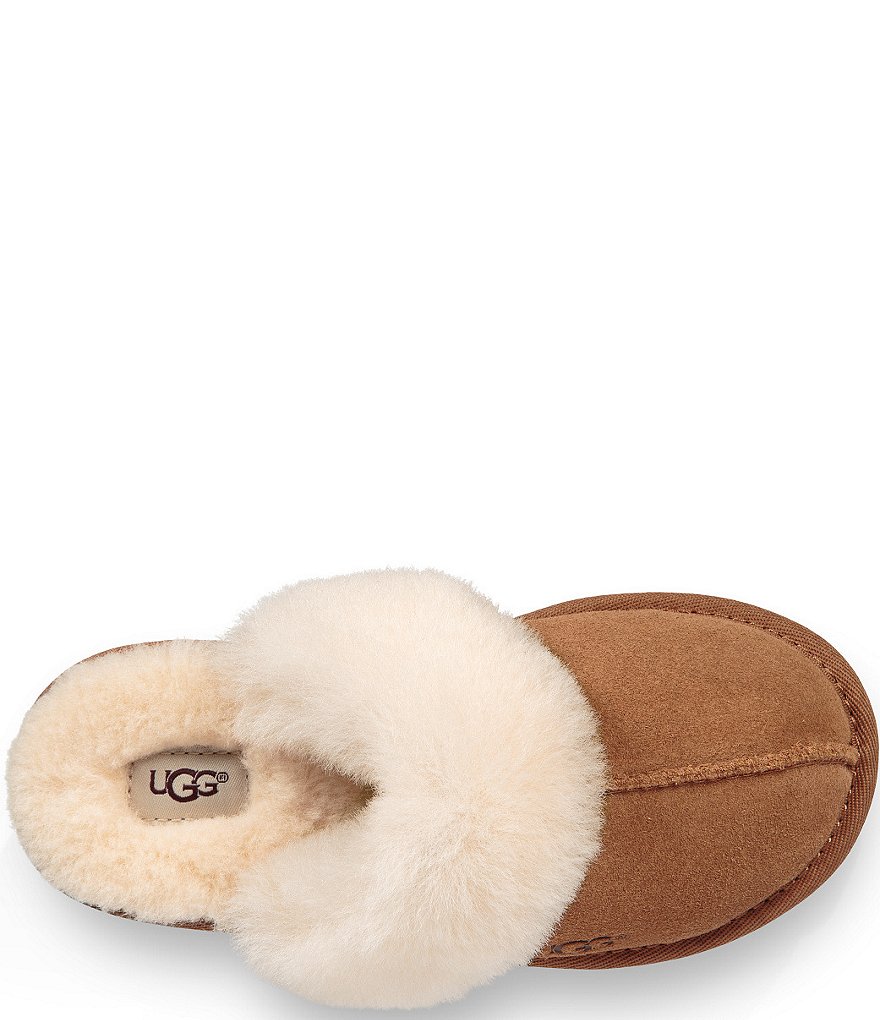 UGG&reg; Girls' Cozy II Suede Slip-On Slippers (Toddler)