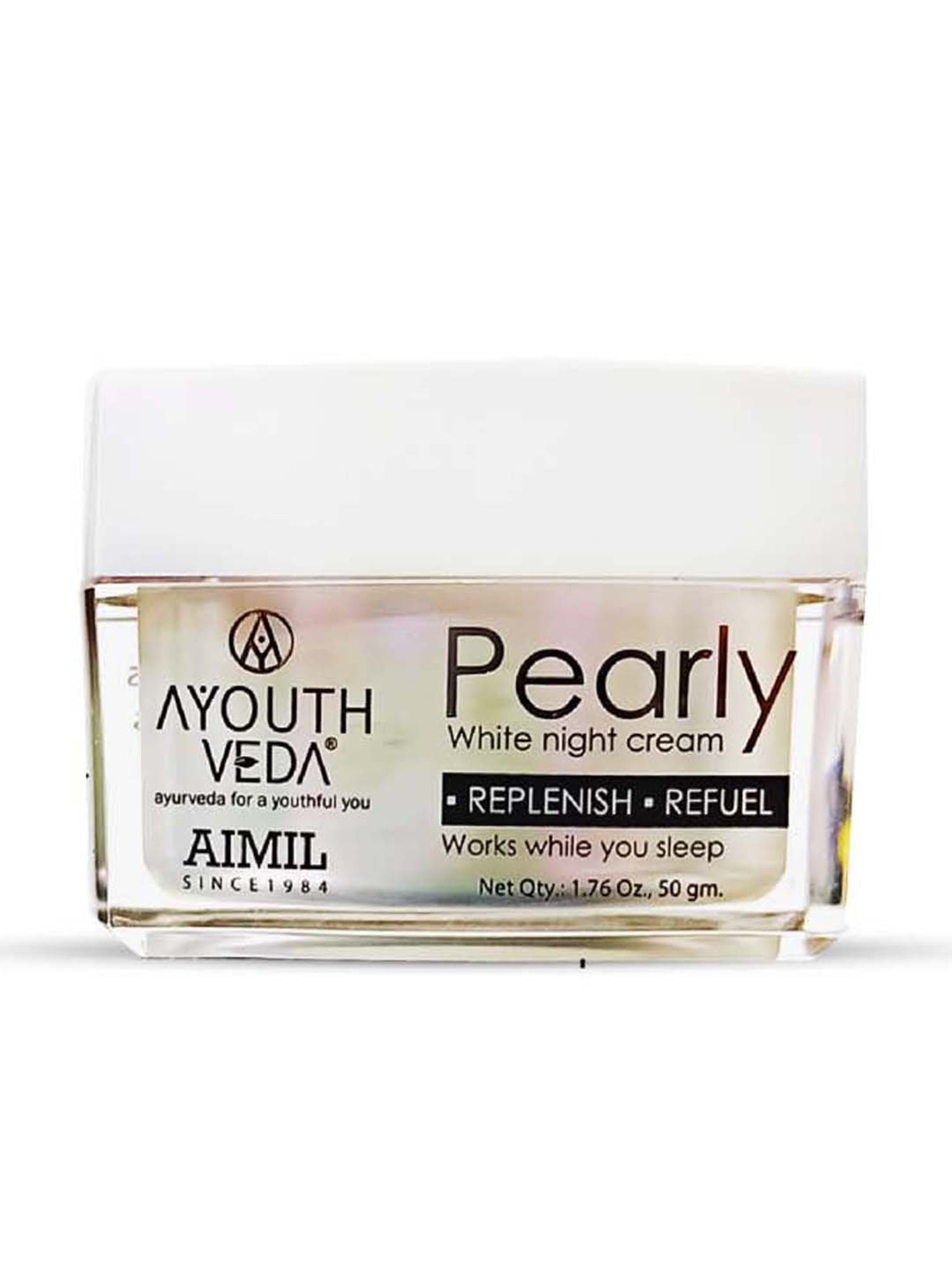 AyouthVeda Pearly White Night Cream - 50 gm
