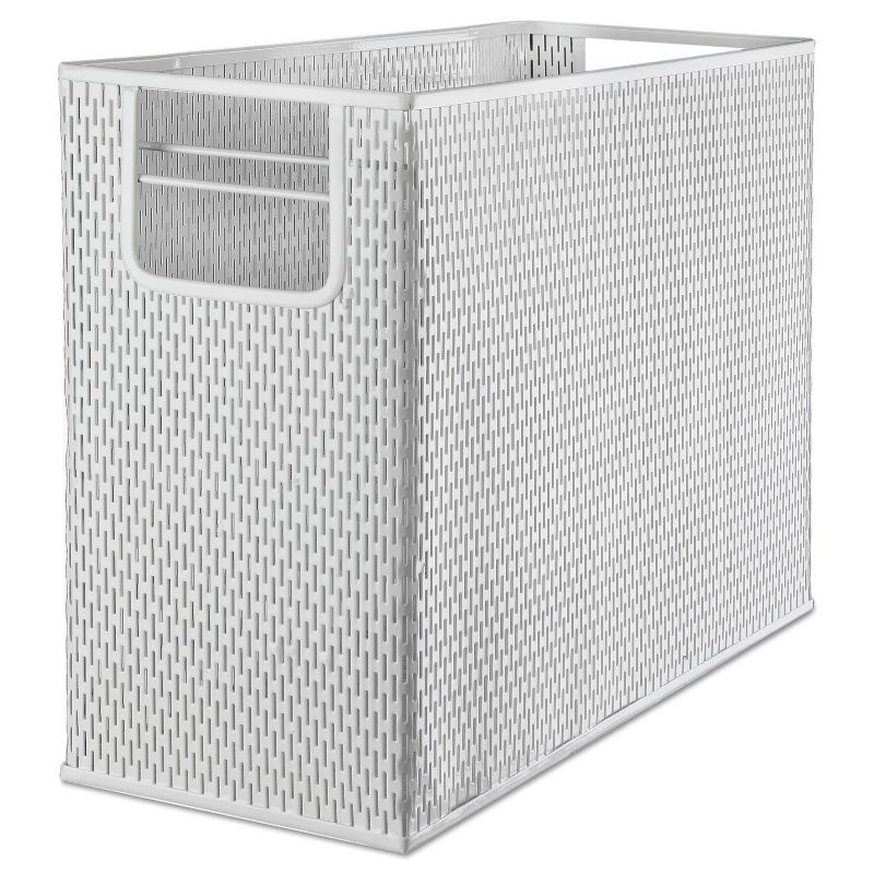 Artistic Urban Collection Punched Metal Desktop File 13 x 5 3/4 x 10 3/4 White ART20010WH