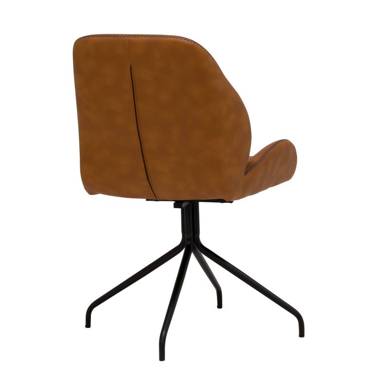 Devonport Swivel Office Chair Black/Copper - Calico Designs