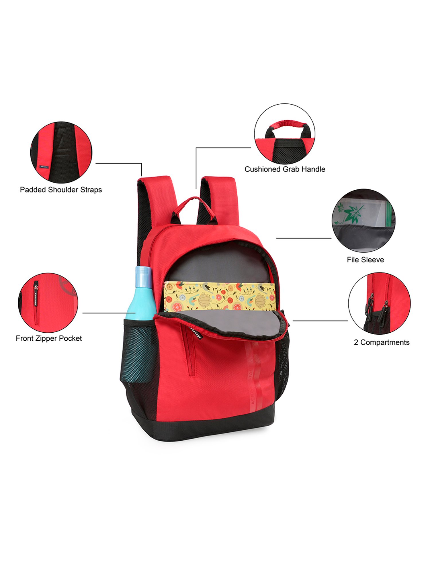 CAT 20 Ltrs Multicolor Camo Backpack