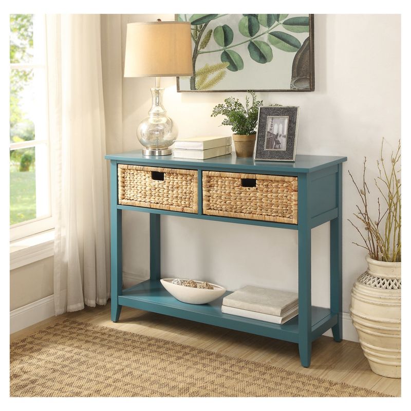 Console Table Teal - Acme Furniture