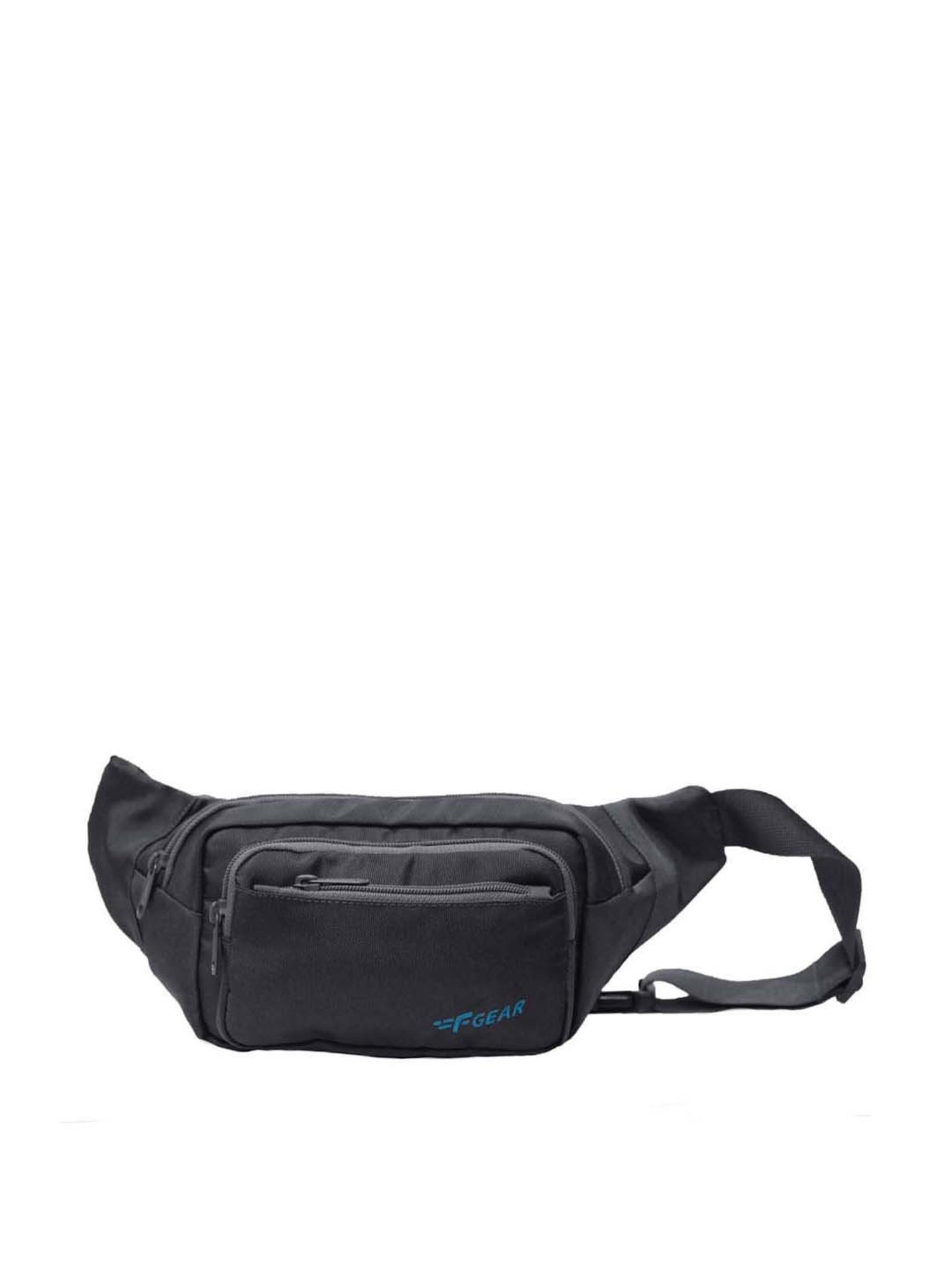 F Gear Grey Solid Waist Pouch