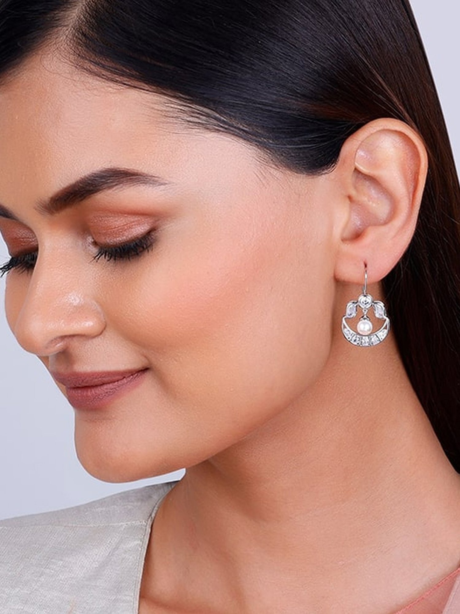 GIVA 925 Silver Ayesha Earrings for Women & Girls