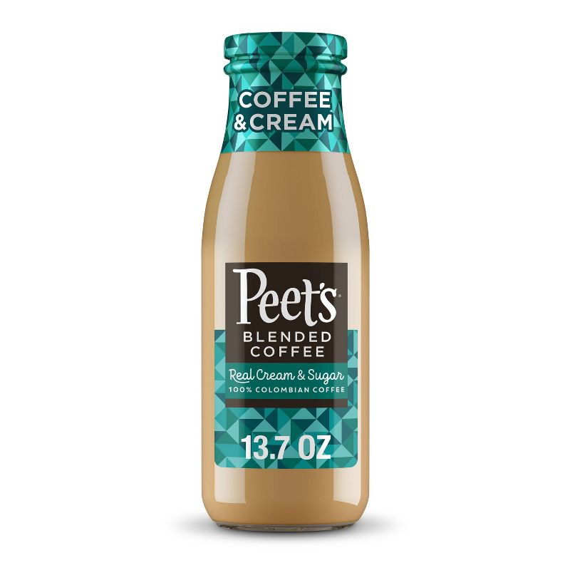 Peet's Coffee Iced Coffee & Cream - 13.7 fl oz Bottle