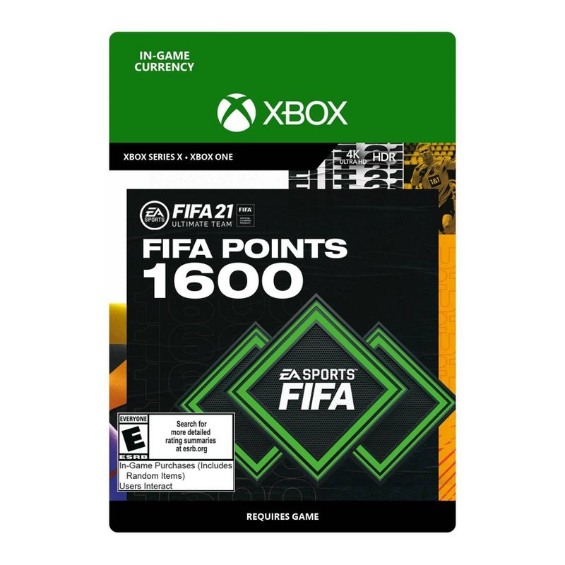 FIFA 21: Ultimate Team 1600 FIFA Points - Xbox Series X/Xbox One (Digital)