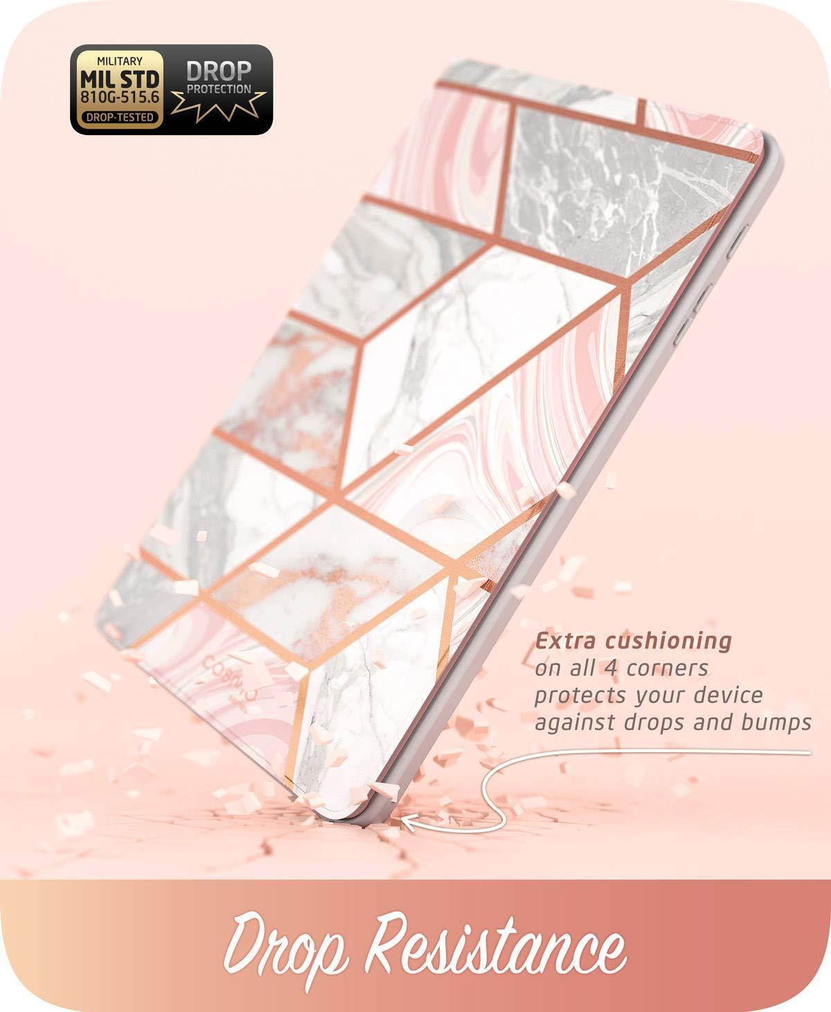 i-Blason Case Designed for Galaxy Tab A 10.1 (SM-T510/T515) 2019, [Cosmo] Full-Body Protection with Built-in Screen Protector Case for Samsung Galaxy Tab A 10.1 2019 Release (Marble)