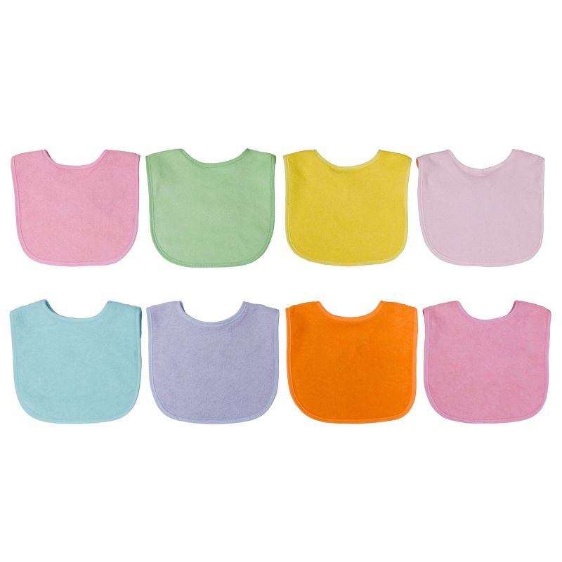 Neat Solutions 8pk Solid Bib Set
