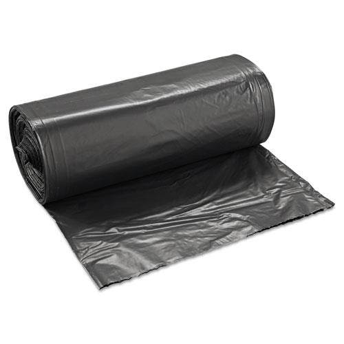 Boardwalk 517 SH-Grade Can Liners, 40 x 46, 45gal, 1.5mil, Black, 10/Roll, 10 Rolls/Carton